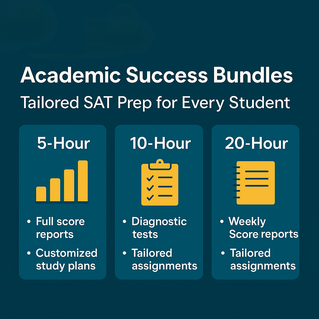 1-on-1 SAT tailored tutoring with personalized study plan, strategy coaching, and homework review at scholar sphere tutoring.