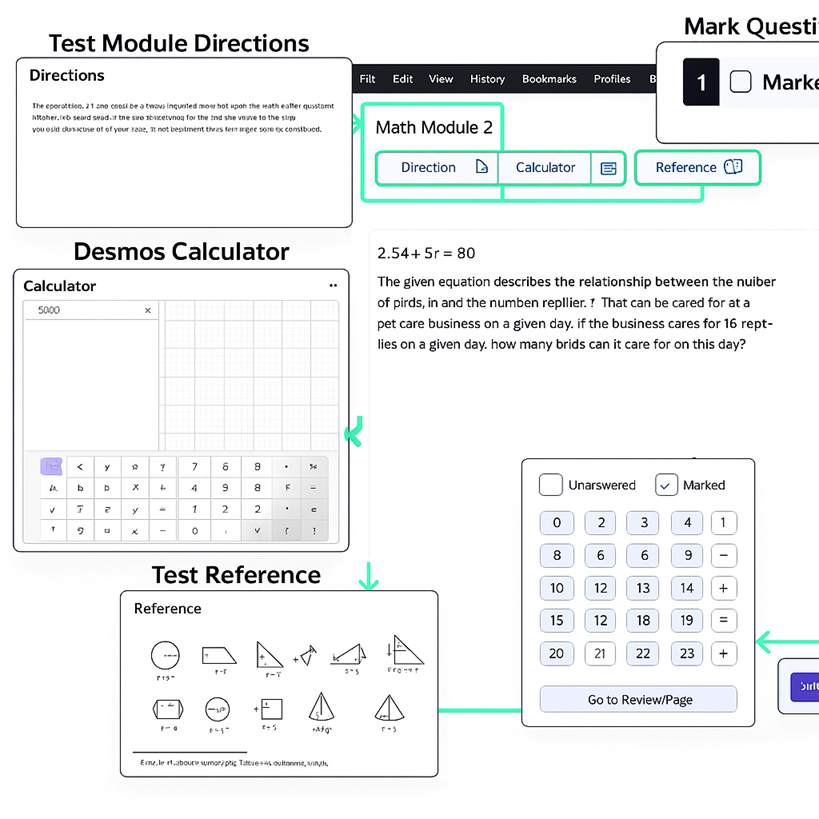 9.2c SAT adaptive practice test - dESMOS by scholar sphere