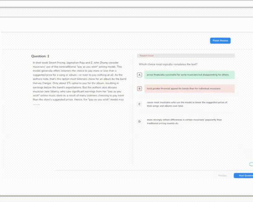 9.4 Review questions with AIRA- AI SAT Tutor at Scholar Sphere tutoring