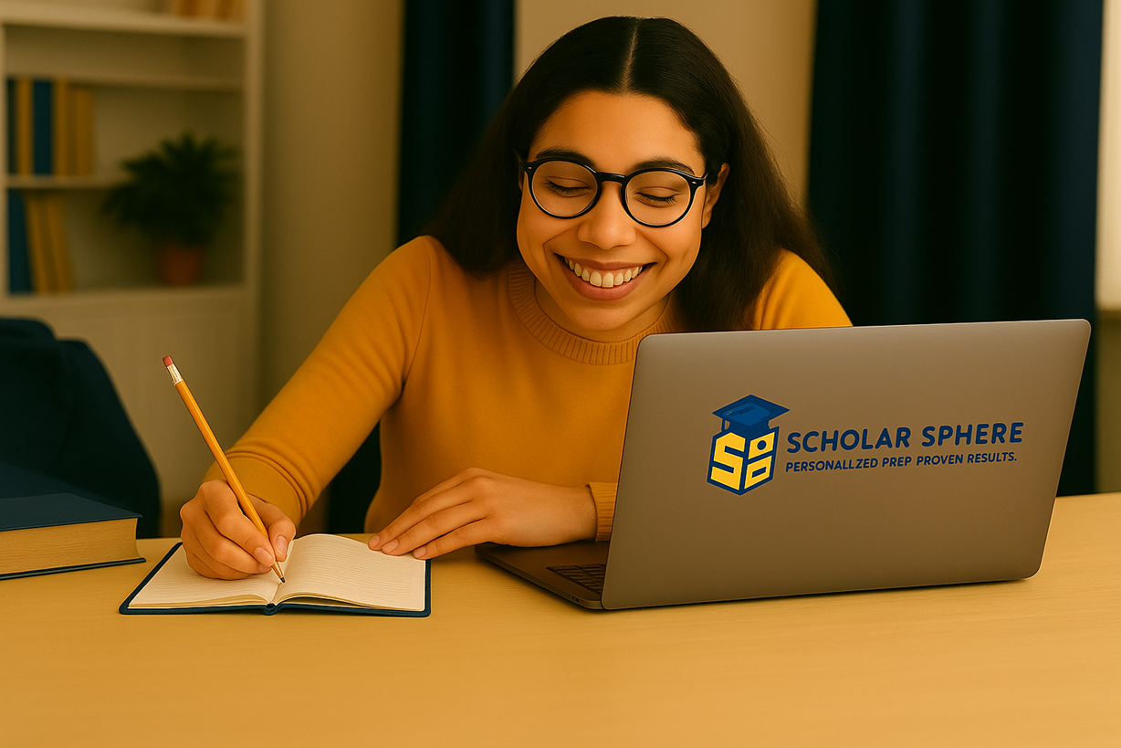 explore scholar sphere for sat test prep self-paced with live tutor, private sat tutoring or small group structured SAT prep and 24 hours live AI tutor support.
